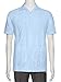 Gentlemens Collection Mens Guaybera Shirt - Embroidered Light Blue X-Large