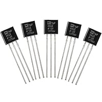 KOOKYE 5PCS Temperature Sensors TMP36 Precision Linear Analog Output for Arduino Raspberry Pi