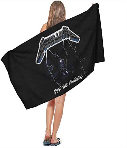 YAYAZANPl Multipurpose Ultra Soft Microfiber Towel Rock Music Band Poster Printing Compact Bath Sheet for Beach,Travel,Gym,Yoga and Sports (27.5 x 55.1 Inch)