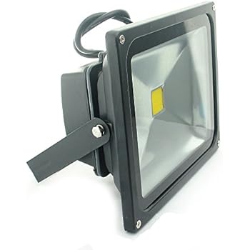 QUANS 30W Watt Warm White 12V 24V AC DC Ultra Bright LED Security Wash Flood light Floodlight Lamp High Power Black Case Waterproof IP65 Work in the Rain Superbright 3000K, 12-24V INPUT Low Voltage