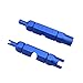 Valve Core Removal Tool for Presta & Schrader Tubeless Cycling Tires 5mm Wrench Flats-Pack of 2 (Blue)
