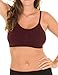 Kalon 4 Pack Nylon Spandex Removable Pads Comfort Bras Ext Sizes (M/L, Winter)
