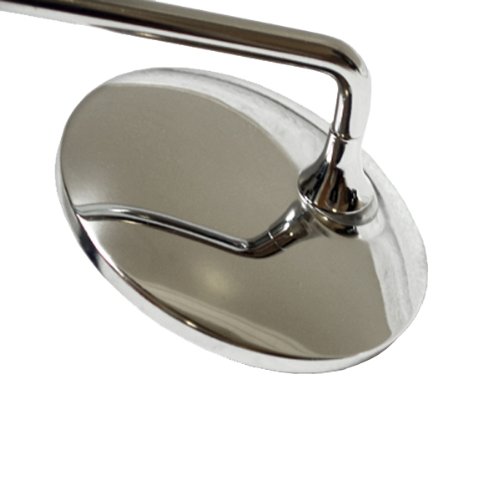 Chrome Billet Round Motorcycle Mirrors for Triumph,BSA,Norton