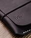 Genuines Leather Passport Holder for Men & Women Wallet Case for 1 or 2 Passports (Vintage black)