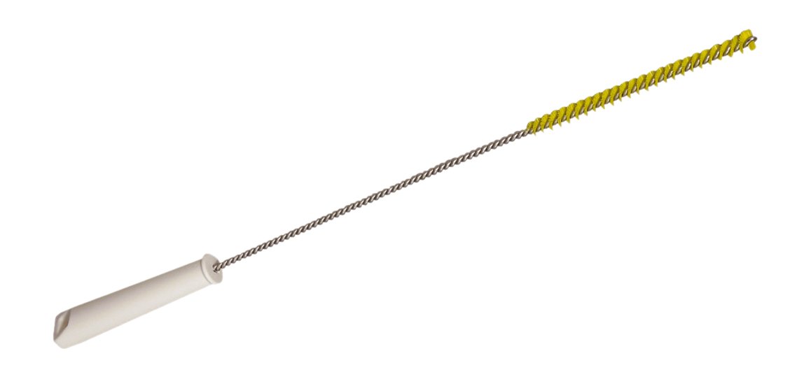 Neolab 2 7597 Bottle Brush Polypropylene Bristles – 130 mm x 10 mm Diameter – Yellow