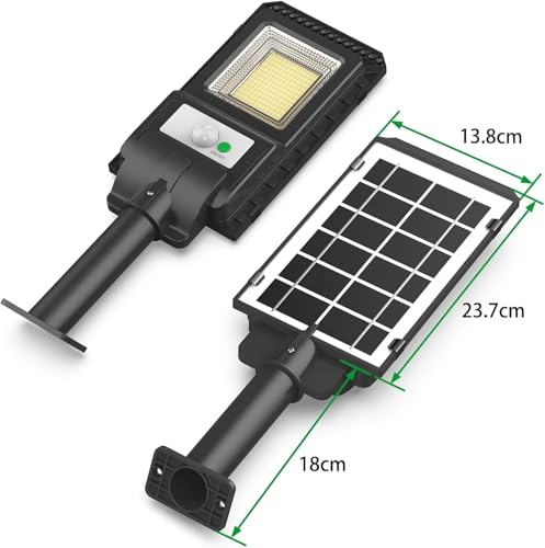 ENGREPO Luces Solares para Exterior, 4 Paquetes 156 LED 1000 Lúmenes Lámpara Solar con Sensor de Movimiento, Impermeable IP65 de Iluminación Segura para Jardín, Patio, Terraza, Hogar.