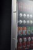 Kalamera 150-can Beverage Refrigerator Stainless Steel Touch Control