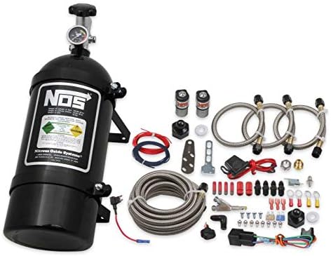 NOS 06018BNOS NOS Single Fogger Wet Nitrous System for 1999-2004 Mustang V8 - Black