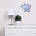 Trend Lab Dr. Seuss Horton Elephant Shaped Wall Clock, Blue