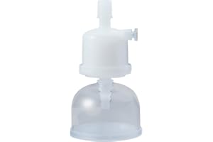 COBETTER Point of Use Filter 0.2μm PES Membrane 150 cm² Filtration Area 1/4 NPT Inlet 1/4" - 1/2" Hose Barb Outlet for Water Purification System