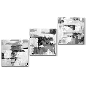 signwin 3 Piece Canvas Wall Art Abstract Color...