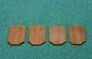 Dollhouse 250 PCS HEXAGON CEDAR SHINGLES by Alessio Miniatures