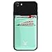 Phone Wallet Stick on, RFID Blocking Phone Card Holder for Back of Phone Stick On Sticky Adhesive Attachment iPhone Wallet & iPhone Credit Card Holder (RFID Mint)
