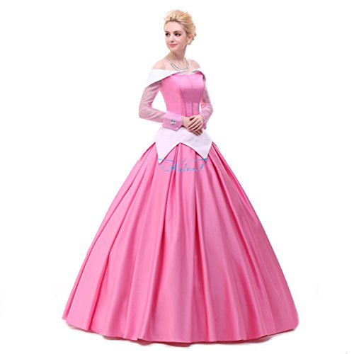 Angelaicos Womens Deluxe Princess Costumes Satin Lolita Dress Cloak Petticoat