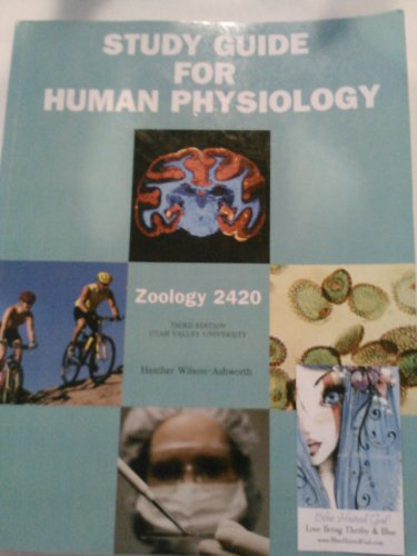 Study Guide for Human Physiology (Zoology 2420)