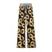 Litetao 5XL Yellow 243650 (Women’s Comfy Casual Pajama Pants Floral Print Drawstring Lounge Pants Wide Leg Slit Wide Leg Pants Summer)thumb 2