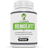 HemoLift™ - Advanced Iron Supplement For Women - Strong Support For Anemia - Made With Iron Ferrous Fumarate For Healthy Red Blood Cells and Hemoglobin - Also With Ginseng, Folic Acid, B Complex