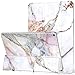 iPad Pro 10.5 case,iPad Air 3 Case,Compatible with iPad Pro 10.5[2017] and iPad Air 3 [2019],DEENAKIN Slim Fit Lightweight Smart Stand Cover, Pink Purple Marble Design for Kids Women Girls