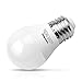 Aooshine A15 LED Bulbs 6 Watts, 60 Watts Globe Light Bulb Equivalent, Daylight White 5000K, E26 Standard Screw Base 600 Lumens A15/G45 Shape Decorative Edison Home Lighting Non-Dimmable (Pack of 6)