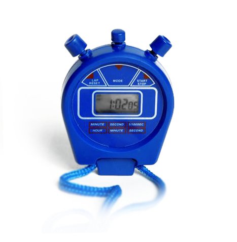 Digital Stopwatch 1/100th Second Chronograph Pack of 10