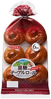 ヤマザキ 黒糖入りテーブルロール ６個入り 5個セット 山崎製パン横浜工場製造品