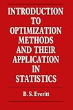 Image de Introduction to Optimization Methods and their Application in Statistics