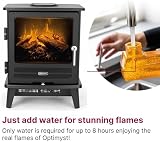 Dimplex Willowbrook Optimyst Electric Stove Fire - Black, Real Flame Effect, view 3