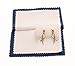 Mayflower Polishing Cloth Set of 2 Cleaning Cloths and Gift-Box. Made in USA 100% Cotton Jewelry Cleaner for Silver, Gold and Platinum. Non Toxic, 8 x 6 In Each. Tarnish Remover Shine Jewelry Like New