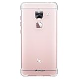 AMZER Pudding TPU X Protection Case Skin for Leeco Le Max 2, Letv Le Max 2 - Retail Packaging - Clear
