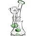 Mother Ship-Glass Glass Smokeless Rig Collectibles Tall 6 Inch Green