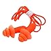 Natuworld 5Pcs Multicolor Silicone Gel Corded String Ear Plugs for Swimming