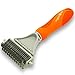 Dematting Tool for Dogs - Cats - Brushes Out Mats and Undercoat - For Reducing Shedding - Deshedding Tool for Dogs and Cats - Great for Grooming - Perfect for Medium To Long Hair Pets