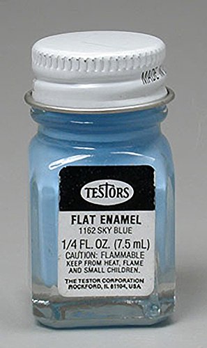 Enamel 1/4 oz Flat Sky Blue