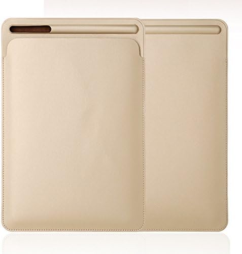 iPad Pro 10.5 Sleeve Case, PopSmart Premium PU Leather Sleeve Case for iPad Pro 10.5 2017 Pouch Bag Cover with Pencil Slot for iPad Pro 9.7 Inch (Gold)