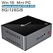 Beelink J45 Mini PC, Intel Apollo Lake J4205 Processor 8G/128GB M.2 SSD, Supports 2.5'' HDD & SSD/4K/Dual HDMI/Dual WiFi/Gigabit Ethernet/Fan