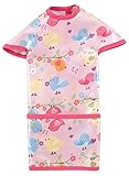 AM PM Kids! Short Sleeved Toddler Laminated Bib, Song Birds