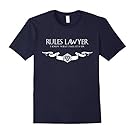 Mens Rules Lawyer T-Shirt. RPG Tabletop Board Game Shirt, XL Navy