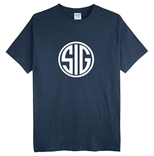 Sig Sauer Men's Eco Friendly Gun Coolest Shirts Short Sleeve Cozy Loose Comfort Juniors Casual Tshirt Navy XL