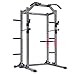 Body Power Deluxe Rack Cage System Enhanced with Upgrades/Full-Length Safety Bars/Built in Optional Floor Mount Anchors PBC5380thumb 1