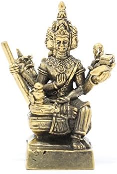 Thai Amulet statue Brahma the god of creation And a god of kindness.