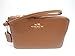 Coach Crossgrain Corner Zip Wristlet Light Gold/Saddle