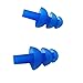 6PAIRS Soft Silicone Earplus Swimmers Flexible Ear Plugs for Swimming Sleeping with Earplug Case (Blue)