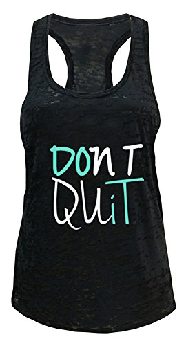 Tough cookie s women s don t quit do it printed art burnout tank …