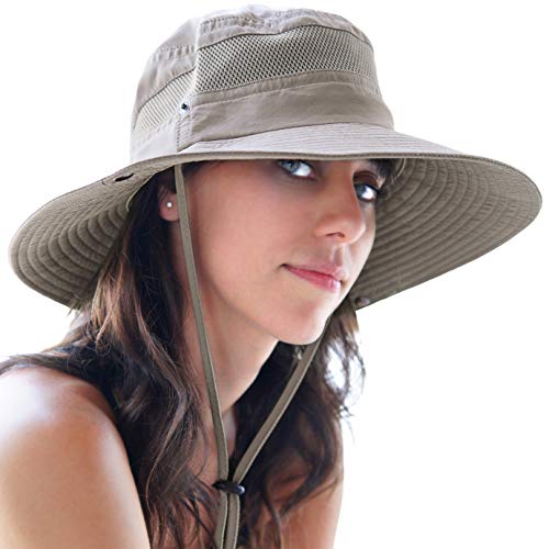 image for GearTOP Fishing Hat (Khaki - 2 Pack), Khaki 2 Pack