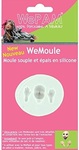 Silicone Mould for Modelling Kit Face and Hands – WeMoule
