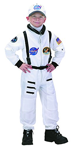 Aeromax Apollo 11 NASA Astronaut Suit Costume, 4/6, White