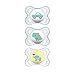 MAM Clear 0-6 Months Pacifiers Value Pack (3 Pack), 0-6 Months Baby Boy Pacifiers, Best Pacifier for Breastfed Babies primary