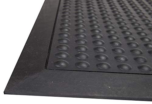 Envelor Home and Garden Bubble Scraper Rubber Floor Mat Heavy Duty Kitchen Floor Mat Durable Comfort Anti Fatigue Mat for Standing Desk Indoor Outdoor Industrial Floor Mat 24 x 36 Inches - Thumbnail 4