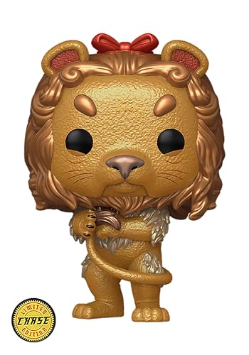Funko POP! Movies: The Wizard of Oz - Cowardly Lion - 1/6 Odds for Rare Chase Variant - Metallic - Collectable Vinyl Figure - Gift Idea - Official Merchandise - for Kids & Adults - Movies Fans