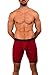 Lumber Collection - AnatoFREE Boxer Brief 9 inch Leg - Cranberry - Small